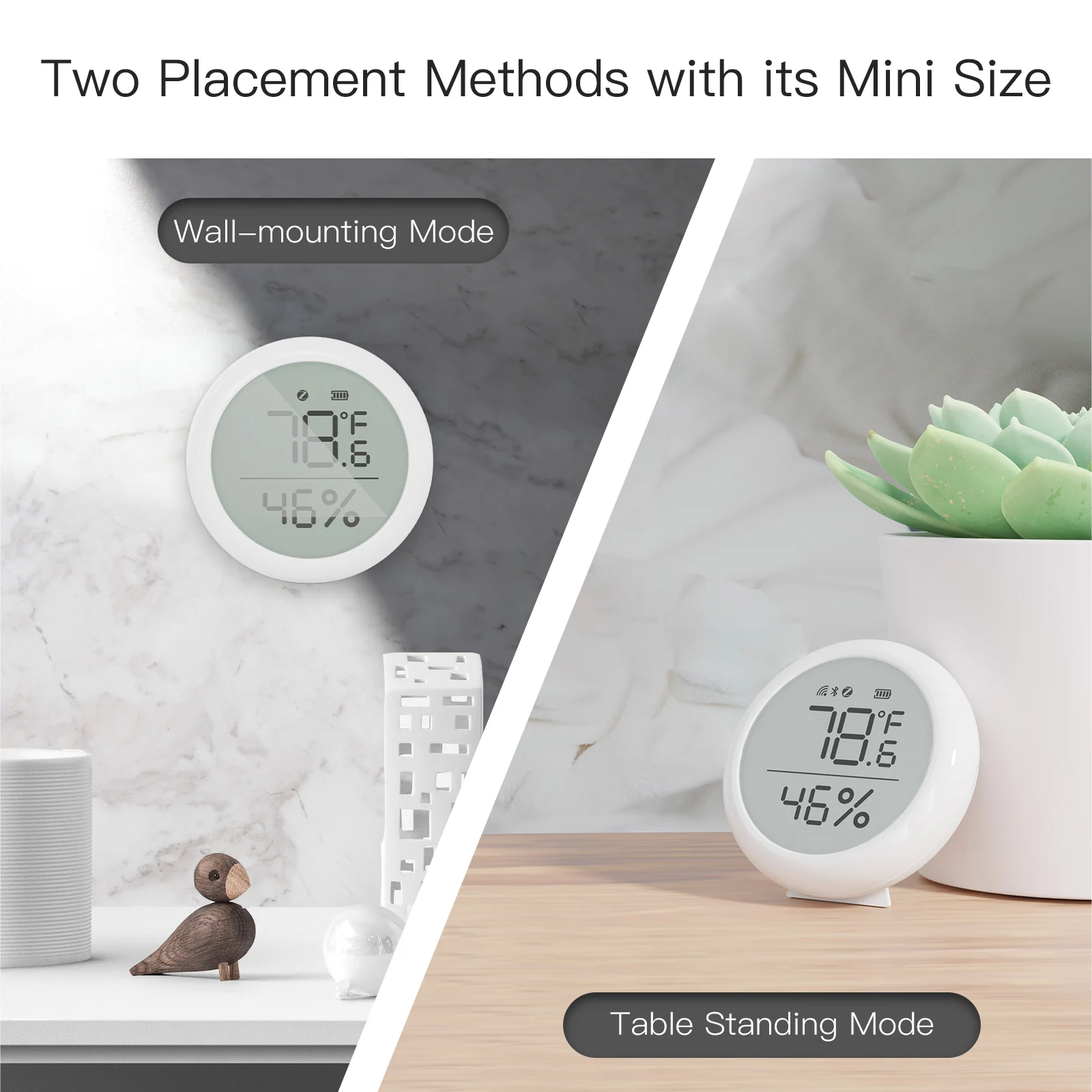 Tuya Temperature and Humidity Sensor with Display KCTW1Z Zigbee  compatibility