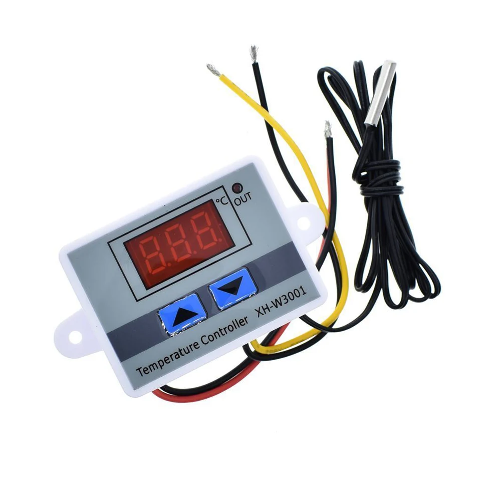 220V Digital LED Temperature Controller Switch Probe Thermostat Control Hot 