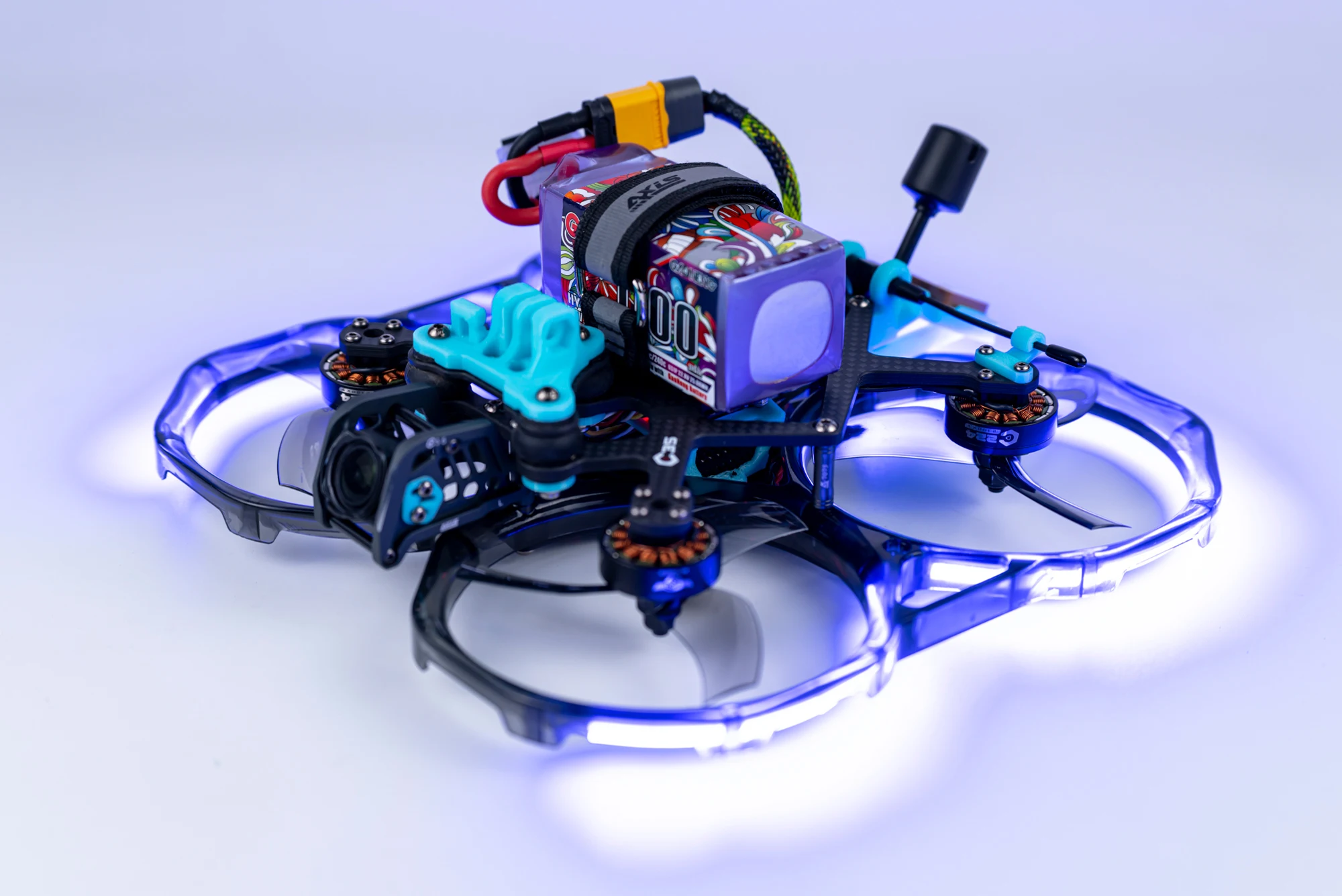 Axisflying 2025 Custom for DJI Camera FPV Drone Remote Control Plane-Shaped Drone with LED Lights and Brushless Motor