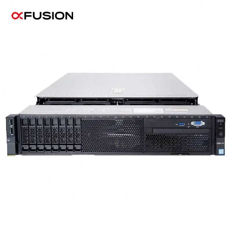 Serveur informatique d’entreprise FusionServer Xfusion 2288H V7 le plus populaire, 2U, 32 Go, Windows, GPU, châssis montable en rack, 2288, serveur de stockage Huawei en rack