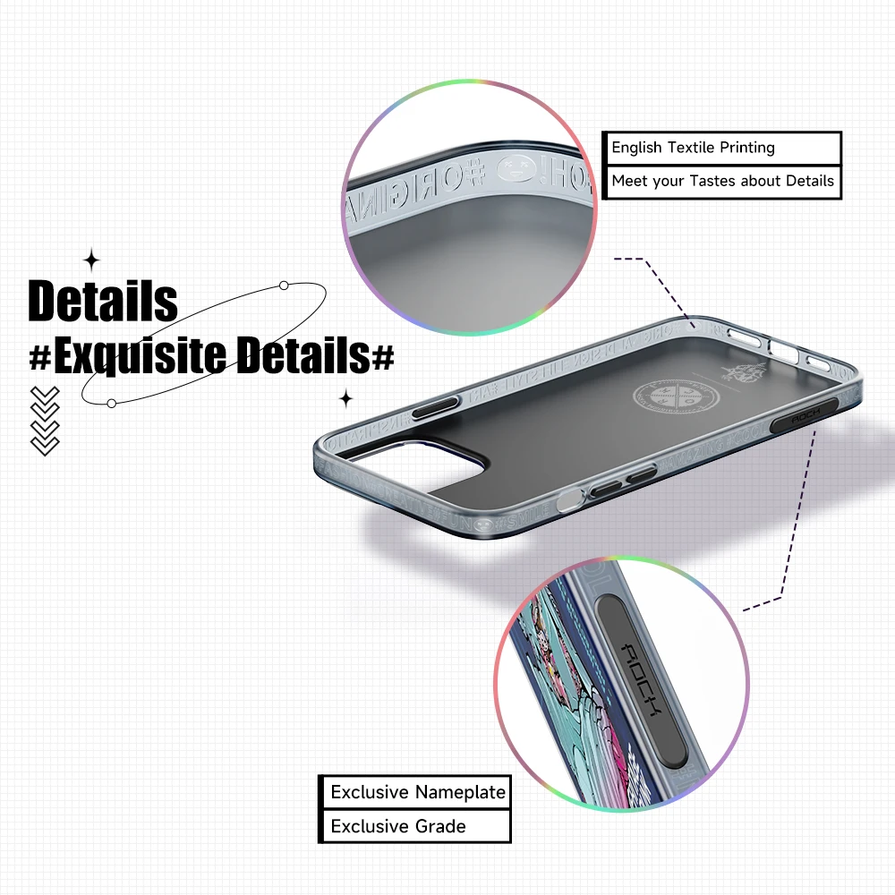 ROCK New Impression InShare Protective Case Punk Series Phone Case for iPhone 13 Series