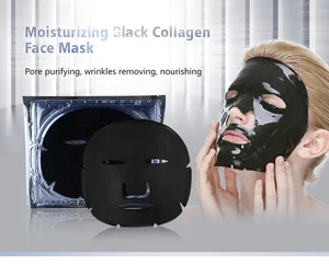 Private Label Black Mud Collagen Mask Natural Moisturizing Care Crystal Facial Mask