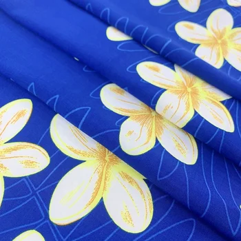 Hot sale customized good quality viscose rose floral hawaiian printed 100% rayon fabric for summer shirt dress