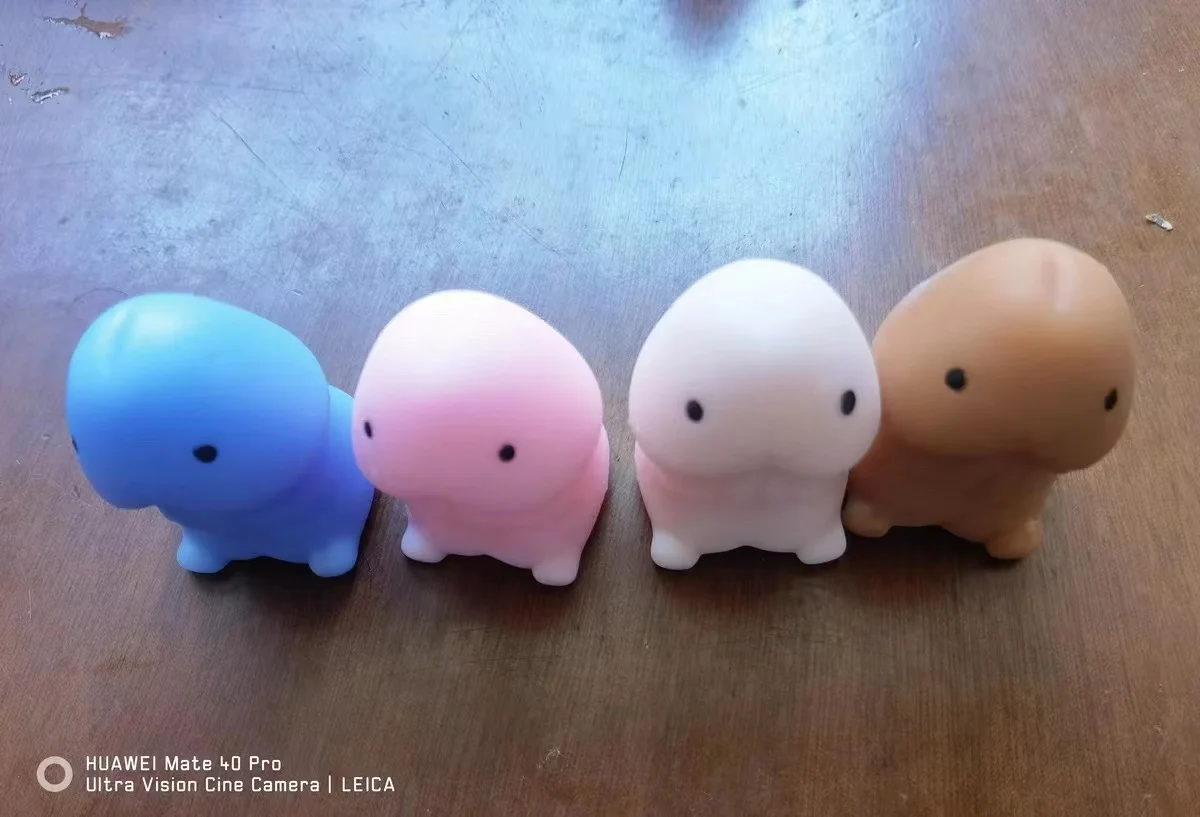 Squishy Ding Ding Toy Dingding Squeeze Weeny Soft Rising Squishies