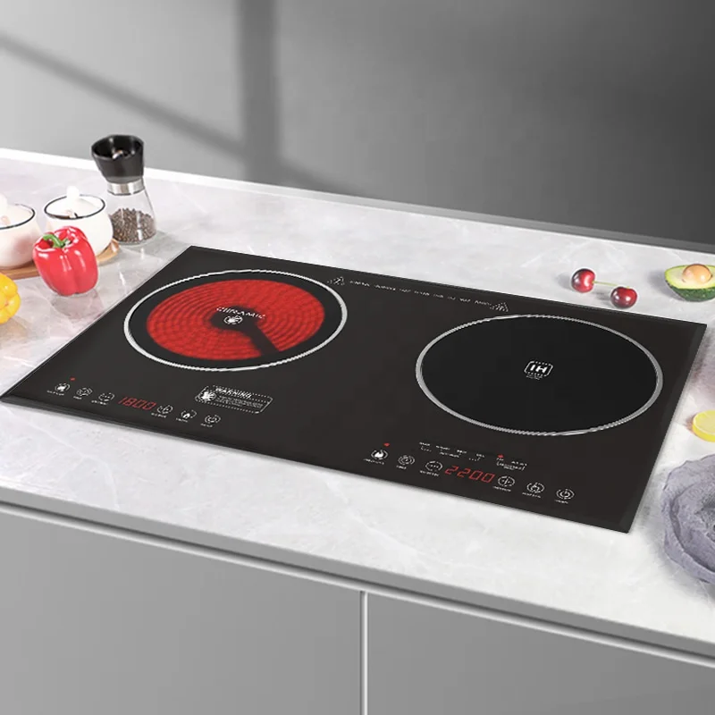 Customized 3100W Induction Plate Built-in Cooktop 2 Electric Stove Induction Hob Double Induction Cooker