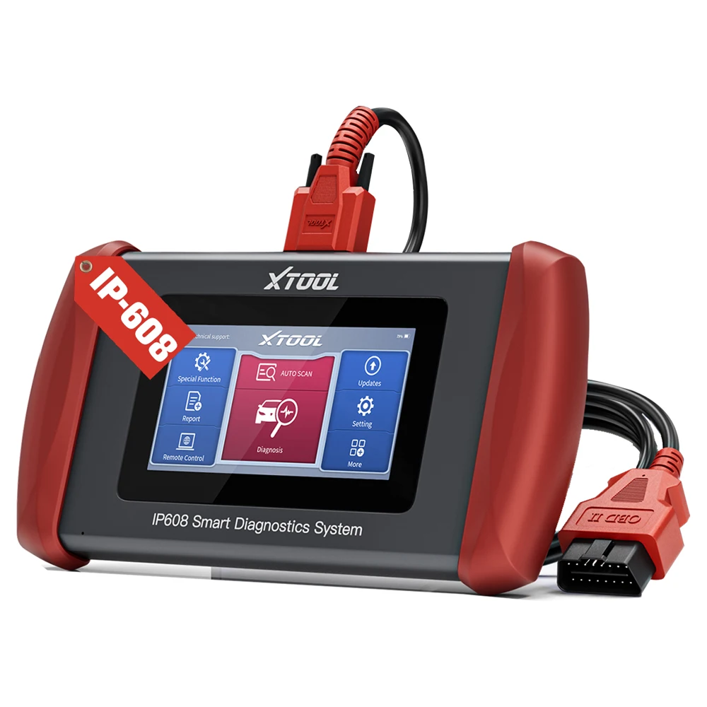 XTOOL InPlus IP608 OBD2 Car Autom Scan DPF Injector Oil EPB SAS Reset OBDII 10 Free Updatemotive Scanner Tool Full Systel