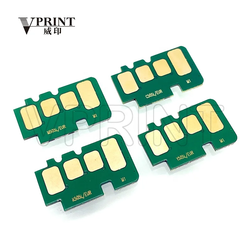 CLT-K505L CLT-C505L CLT-M505L CLT-Y505L टोनर चिप सैमसंग प्रोएक्सप्रेस SL-C2620 SL-C2670 SL-C2680 C 2620 2670 2680 C M Y K सेट के लिए