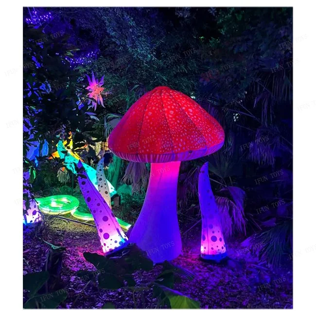 Avoseta Mushroom Paper Lanterns & Berries Set - Enchanted Forest, Fairy Party, Alice In Wonderland Decor