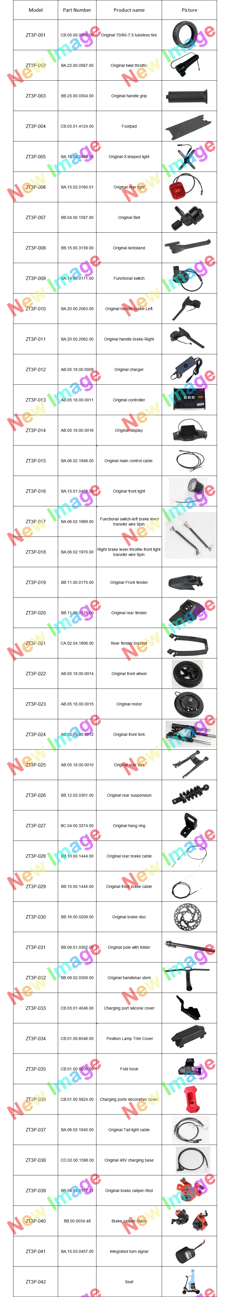 zt3 pro electric scooter 4w super bright  x shaped safety light-7