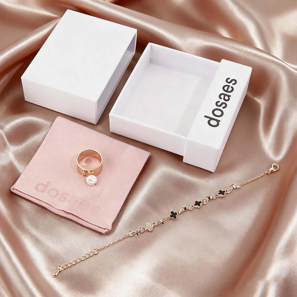 Grossiste : Coffret à Bijoux de Luxe à Tiroir Coulissant - Personnalisation de Masse par Logo avec Prix Dégressifs - Pour Revendeurs (Bagues, Colliers)