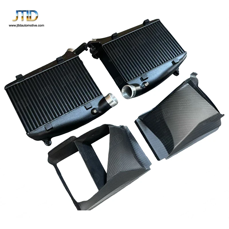 Performance Intercooler For Audi C8 RS6 / RS7 4.0T V8 Biturbo Includes Carbon Fiber Shroud Direct