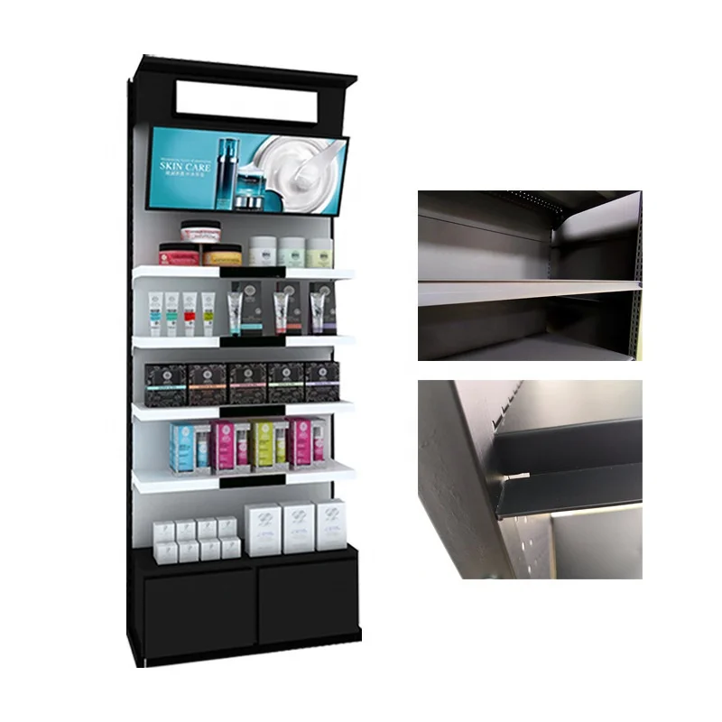 Cosmetic Retail Display Rack Counter Cosmetic Shop Display Shelving for ...