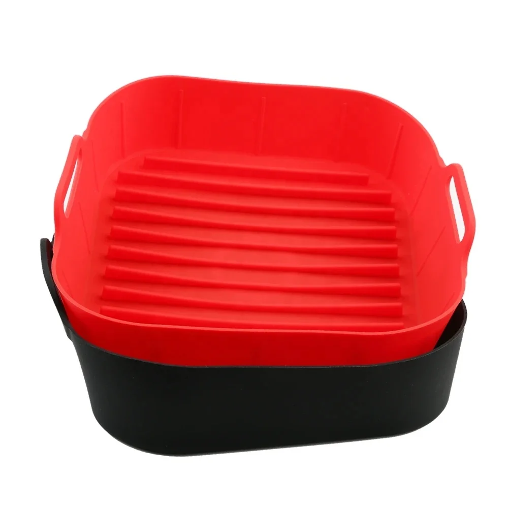 Silicone Grill Pan Accessories  Air Fryer Silicone Baking Tray - Silicone  Air Fryer