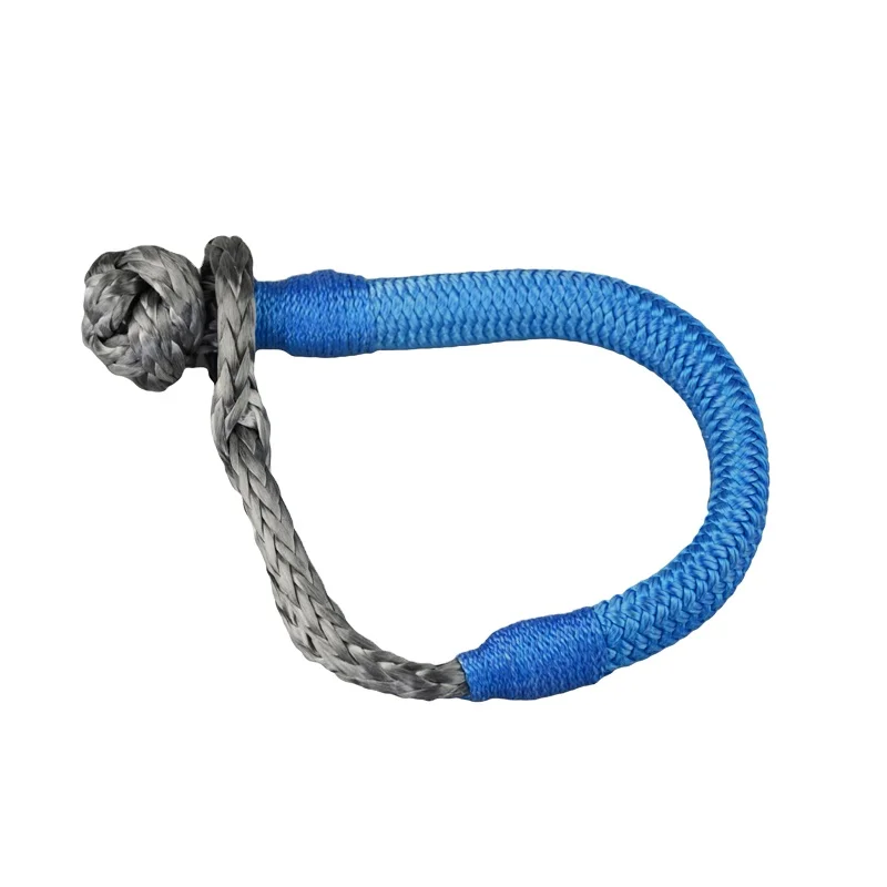 (JINLI-rope) 1/2'' 12mm 39,000lbs UHMWPE 合成プロフェッショナル ソフトシャックル オフロード リカバリー ギア用