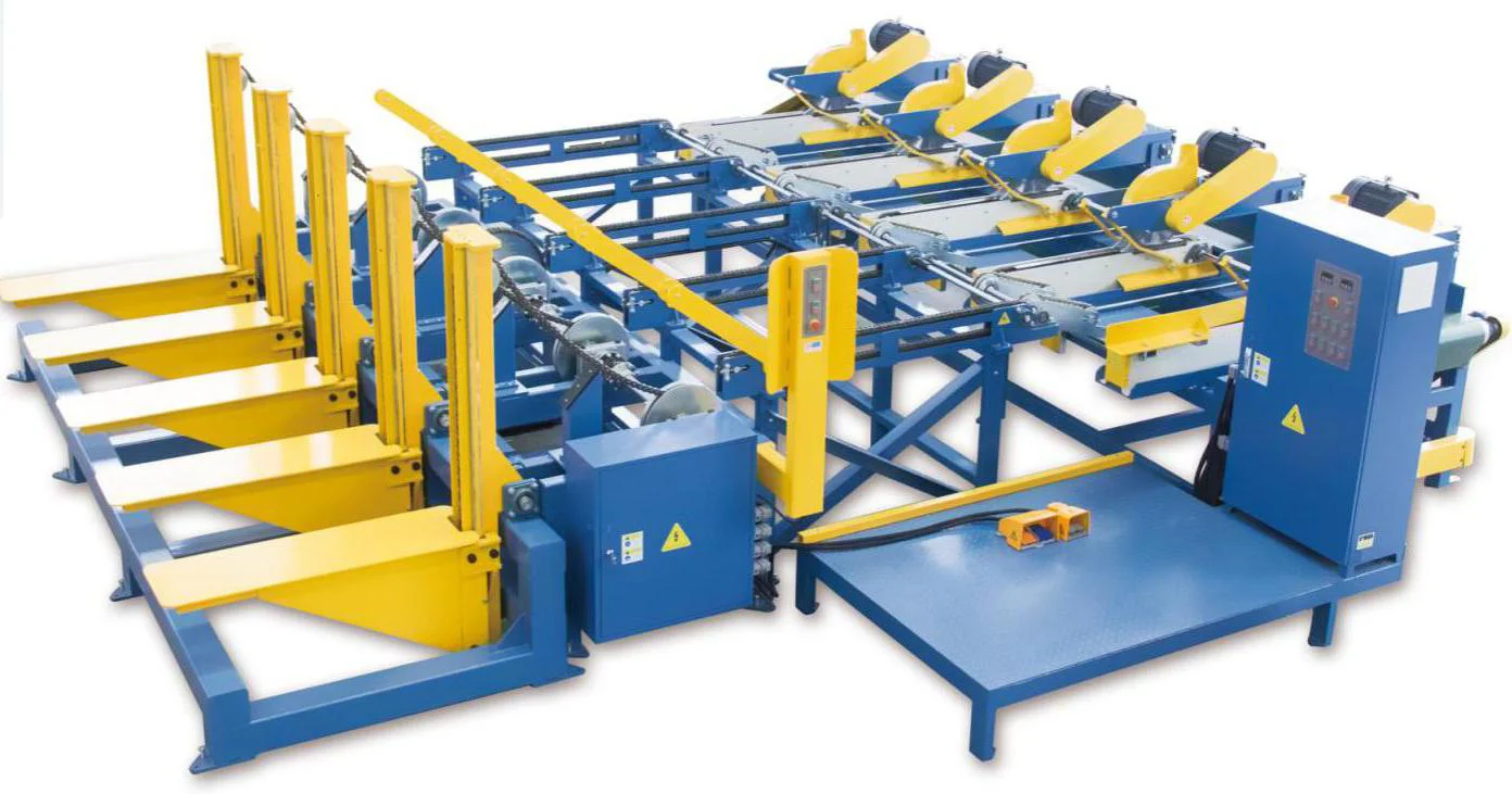 Sf8005 Multi Head Trim Saw With Automatic Feeding System Multi Head Trim Saw For Sale Multi Head