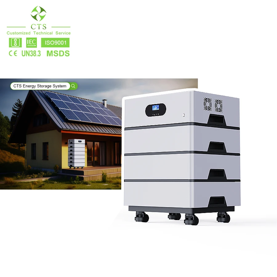 CTS home energy storage battery system 51.2v 200ah stackable lifepo4 battery with 5kw inverter all in one battery system