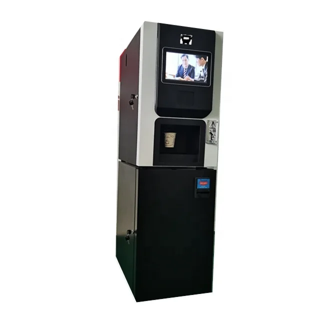Fully Automatic Espresso Coffee Vending Machine With Currency Money Acceptor WF1-306F