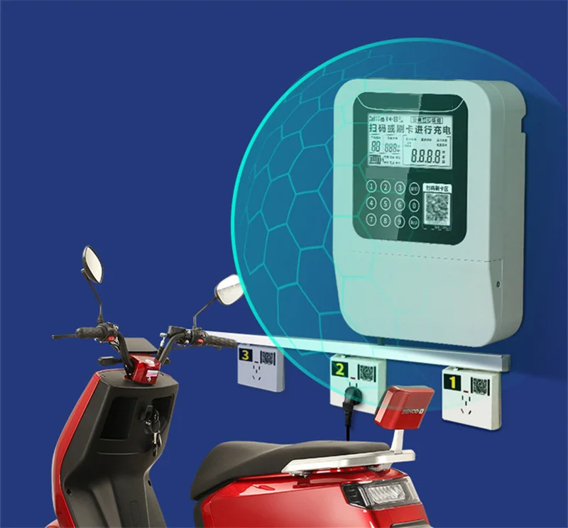 Top Quality Ebike Charging Station - 10 Port Public Scooter Station - Motorcycle Electric Charging Station