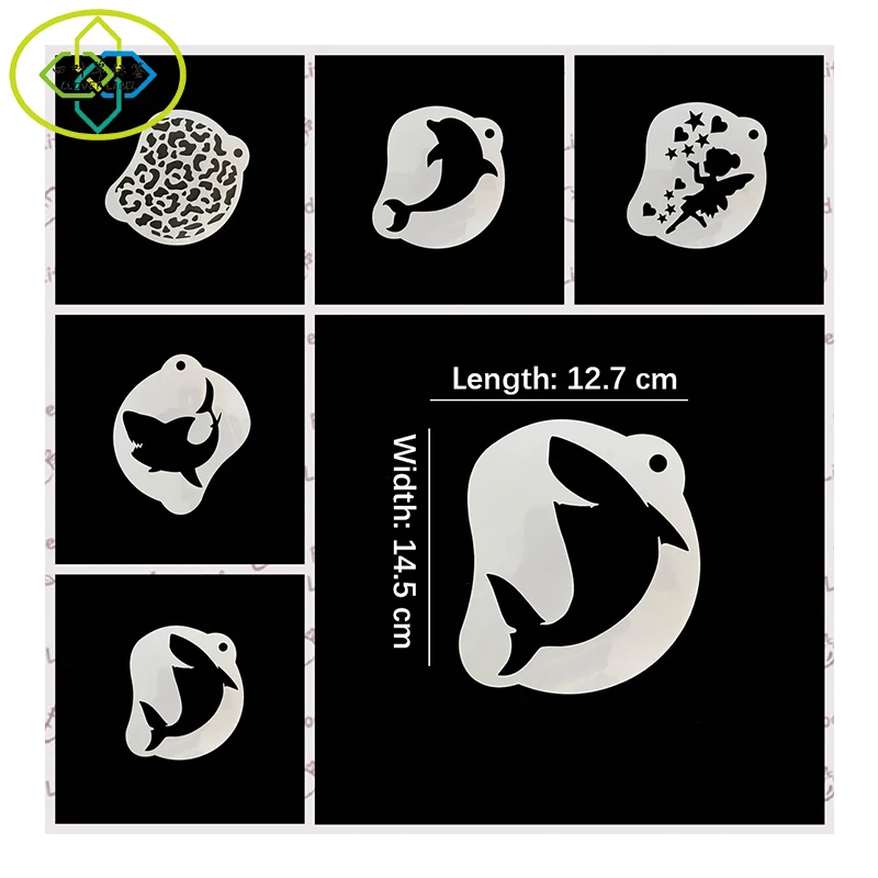 2022 new fashion Hot sale Wholesale Good Quality PET Letter Stencil For Kid Education Stencil Letters