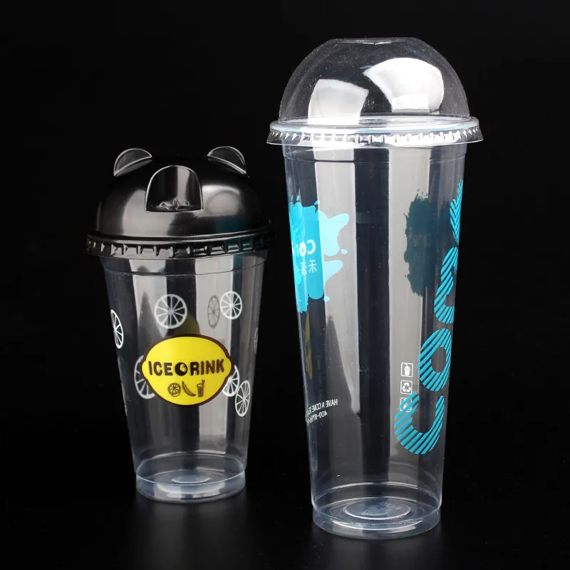 OEM 180cc 360ml 400ml 500ml 600ml 700ml 1000ml PP Plastic Disposable Y Cups Milk Tea Sealing Cup Manufacturer for Milktea