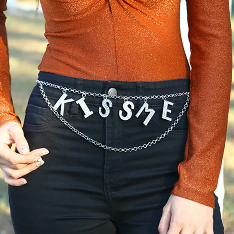 QIUHAN Personalized Belly Chain Trendy Beach Accessory