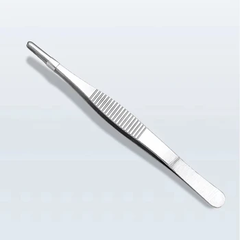 Professional Durable Stainless Steel Manual Tweezers Basis of Surgical Instruments Dressing Forceps Wholesale Price New Stock