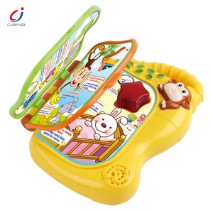 Baby Voice Sound English Spanish Language Learning Toy Book Monkey Kid Education Learning Book