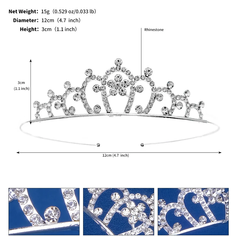 Varsany Tiara T-Shirt Personalizzata Per Bambina Con Cristalli – Gialla, Taglia 9-11 Anni, 100% Cotone