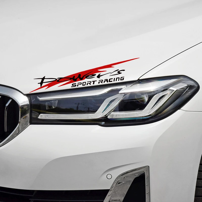 Racing Development Car Sticker Personality Trend Power's Racing Sports Sticker Car Reflective Waterproof Decal Car Decorative