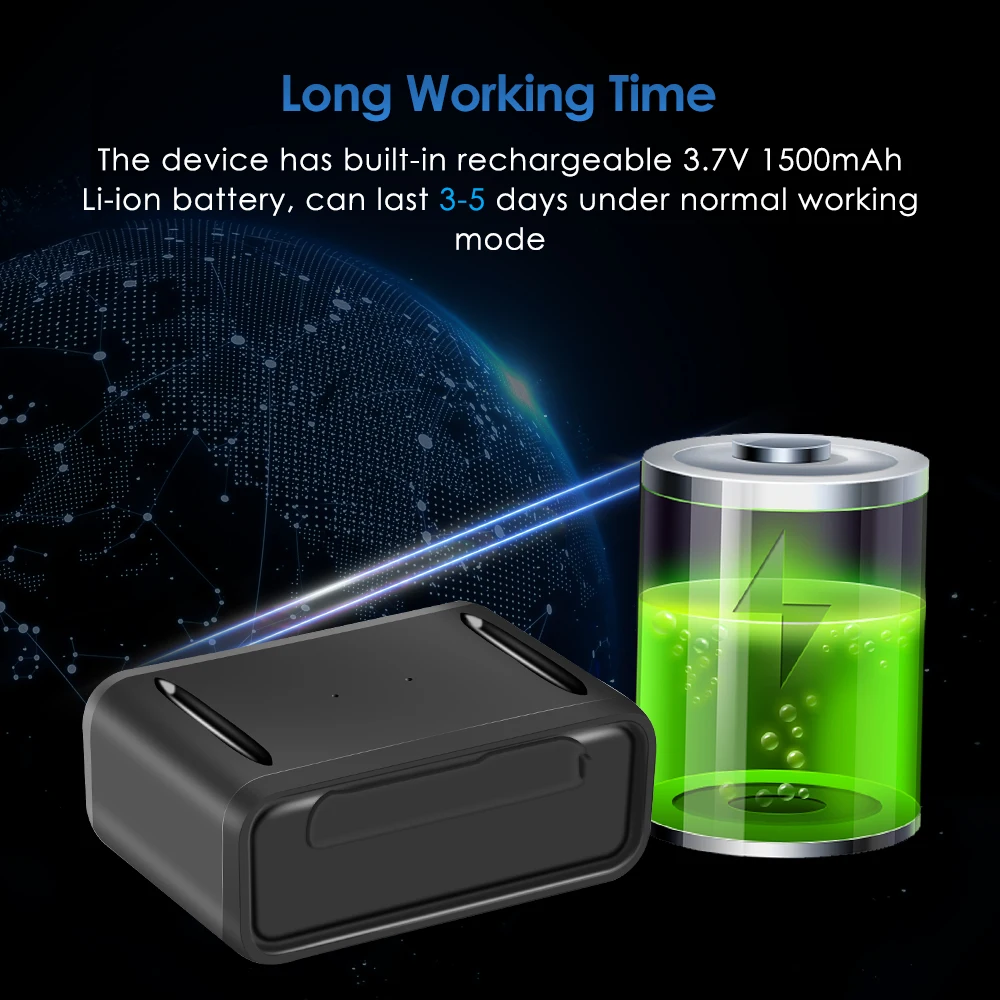 MiCODUS GPS Track System ML150 Wireless Handheld Magnet Real Time Mini GPS Locator Location Tracker Smallest GPS Tracking Device