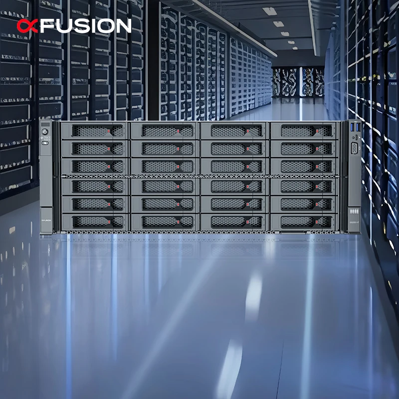 Nouveau système NAS haute performance xFusion, serveurs informatiques en vente, serveur V5 Deeepseek avec réseau 256 Go, GPU, mémoire vive puissante, prise en charge 4K, prix professionnels