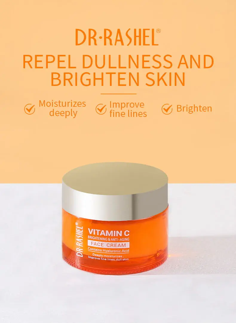 DR RASHEL VC Series Skin Care Whitening Brightening Natural Organic Best Vitamin C Face Cream 50g