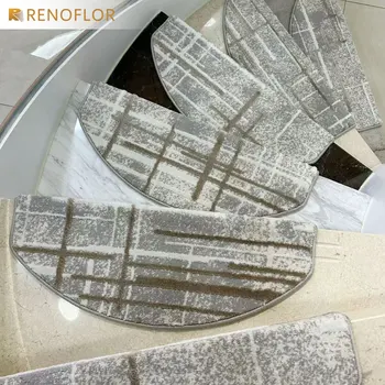 Home Use Custom Color Self-Adhesive Glue-Free Pure Carpets Anti-Slip Stair Step Mats