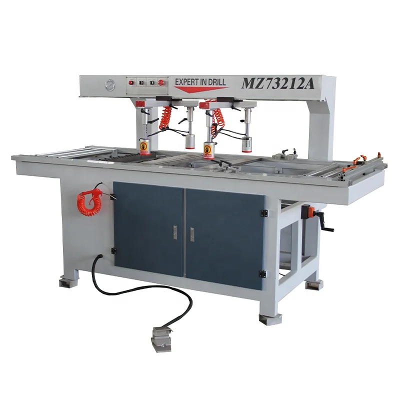 Máquina de perforación de múltiples filas con 21×2 taladros para carpintería