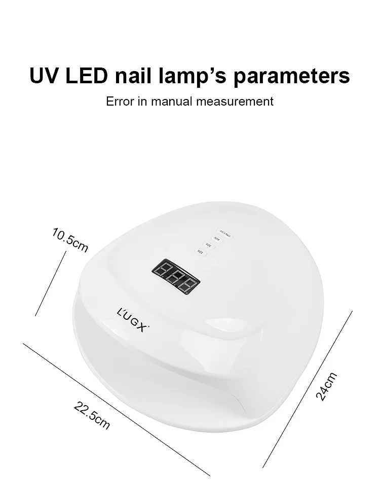 Lugx Oem/odm 56w Red Light Nail Salon Professional Uv Led Nail