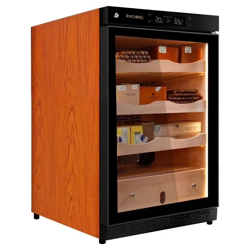Raching C150A Small Cigar Humidor Spanish Cedar Cigar Humidors for Home or Cigar Lounge