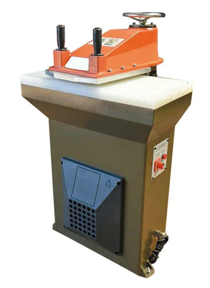 Manual Patterns Swing Arm Die Cutter Leather Cloth Clicker Press Cutting Machine Textile Clicking Press With Swing Head