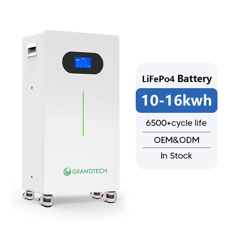 Nagykereskedelmi Gyári Ár Érintőképernyős Napelemes Teljesítményfal 5kwh 10kwh 15kwh 16KWh 48V 100ah 200ah 300ah Lifepo4 Akkumulátor 6000 Ciklus