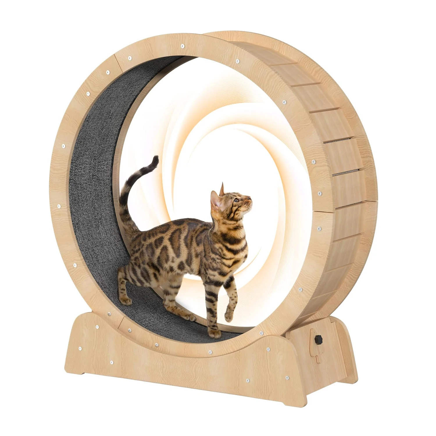 Easy Installation  Large Cat Treadmill Cat Exercise Wheel with Pedometer