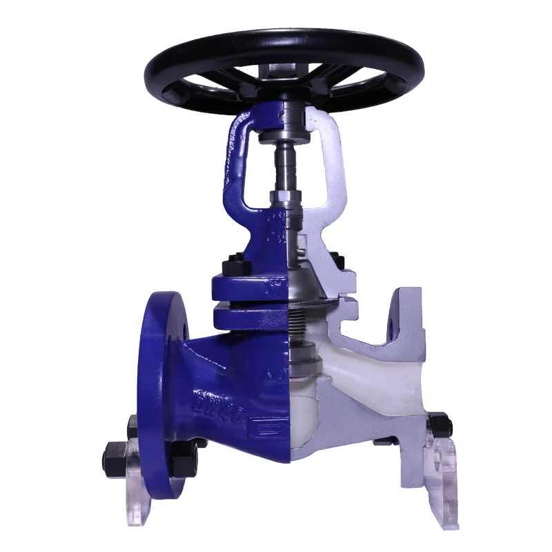 Low Maintenance Cost Reliable Globe Valves High Precision Bellows Seat Globe Valve