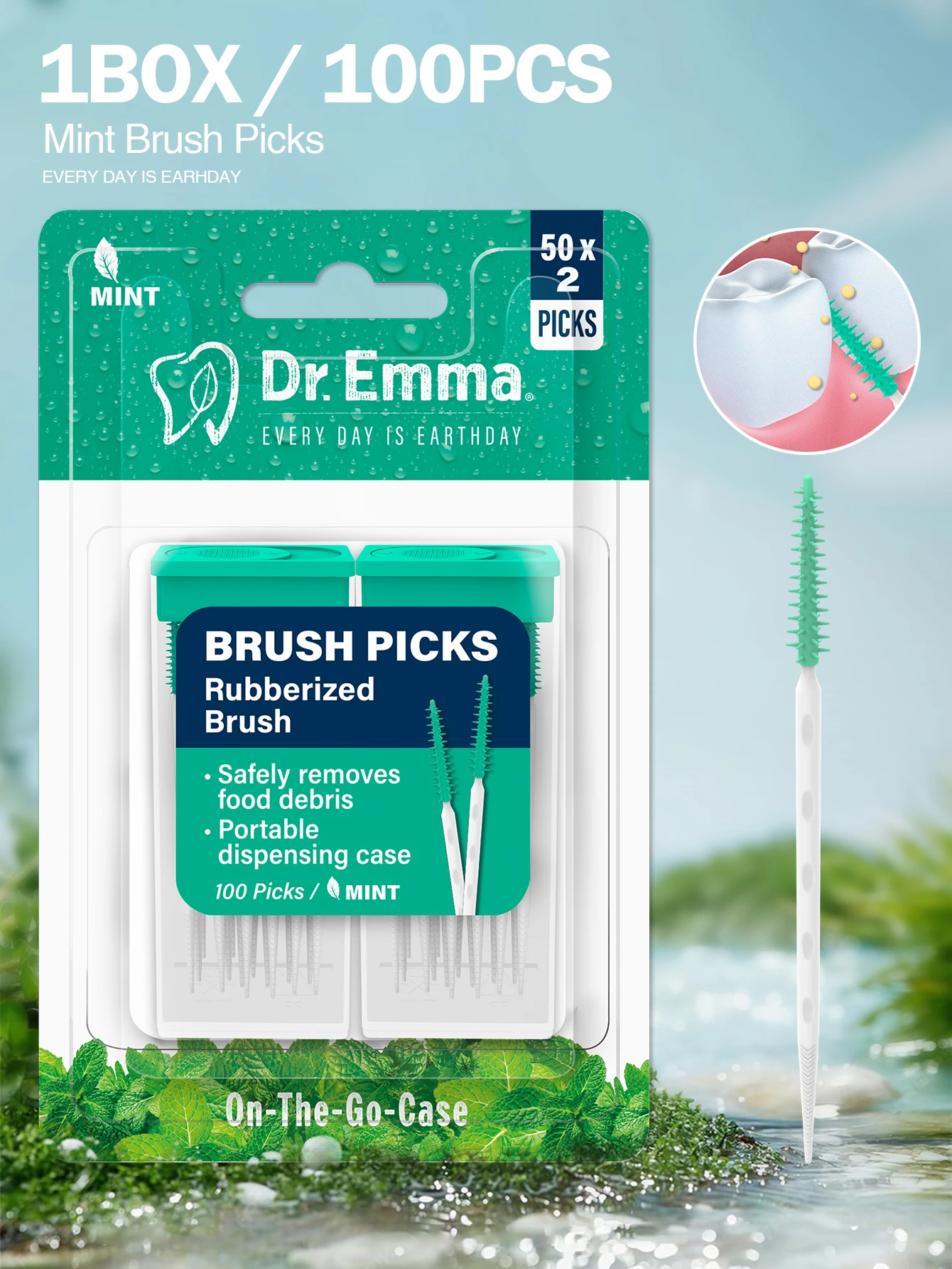Wholesale 50x2 Picks Interdental Brushes That Help Fight Gingivitis