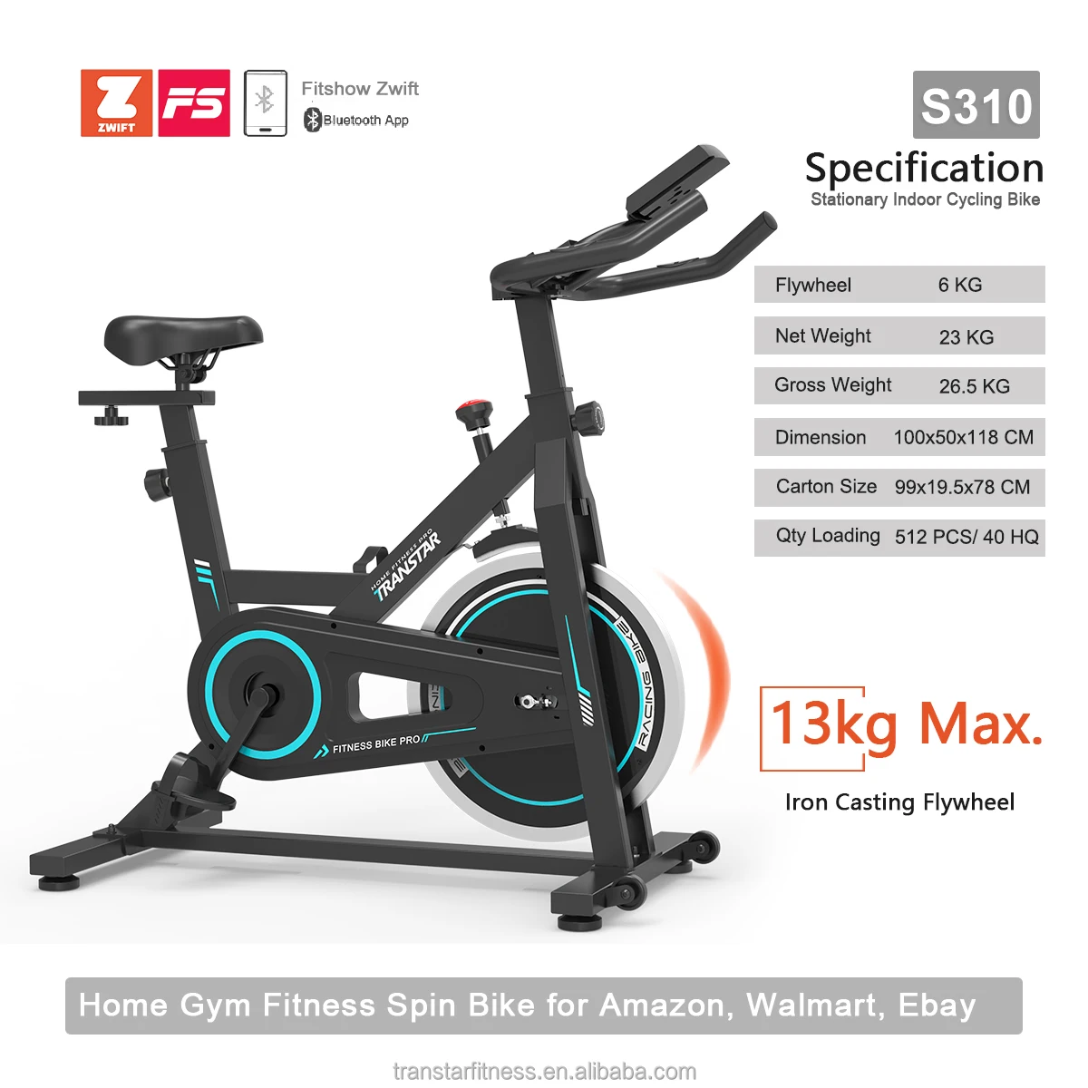 Fitness Zwift Spin Bike Wheel Size Zwift Compatible Spinning Bikes
