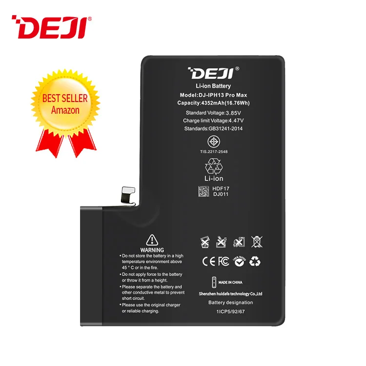 PSE MSDS Certified Battery Replacement for iPhone 13 Pro Max A2652