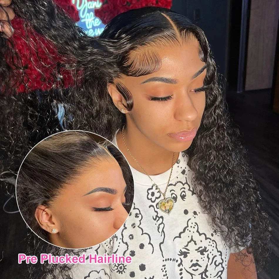Lockige Deep Wave Lace Front Perücke Aus Echthaar Für Damen_voghion.com