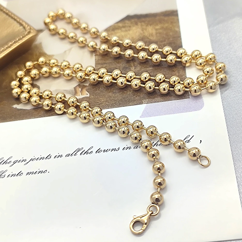 65feet--20m Crystal cheapest Beads Chain Necklace, Bulk Chain, 18K Gold Plated Chain, Wholesale Price