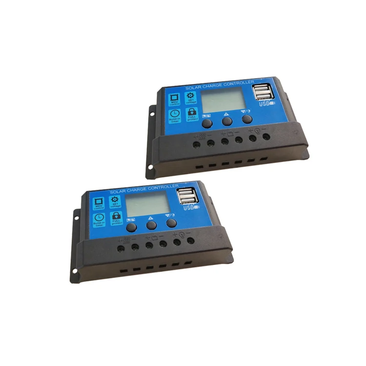 48v Mppt Charge Controller 45a 60a Solar 40a Lcd Display PWM Solar Charge Controller