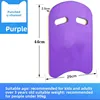 Tabla flotante morada en forma de U