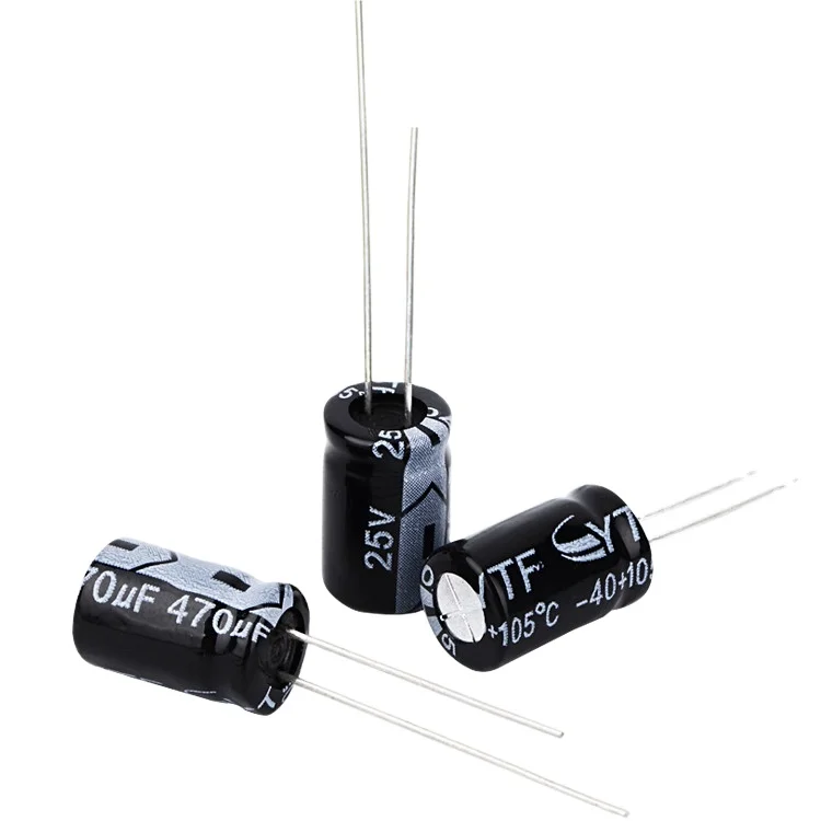 Set Top Box Best Audio Power Supply Long Cycle Life Electrolytic Capacitor Though Hole 470UF 25V