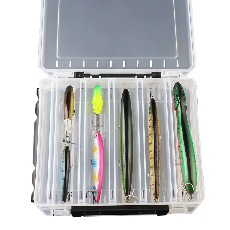 Two-sided 16 Compartment Luya Bait Box Low Price Fishing Tackle Box Plastic Fishing Tackle Box Two-sided 16 Compartment Luya Bait Box Low Price Fishing Tackle Box Plastic Fishing Tackle Box