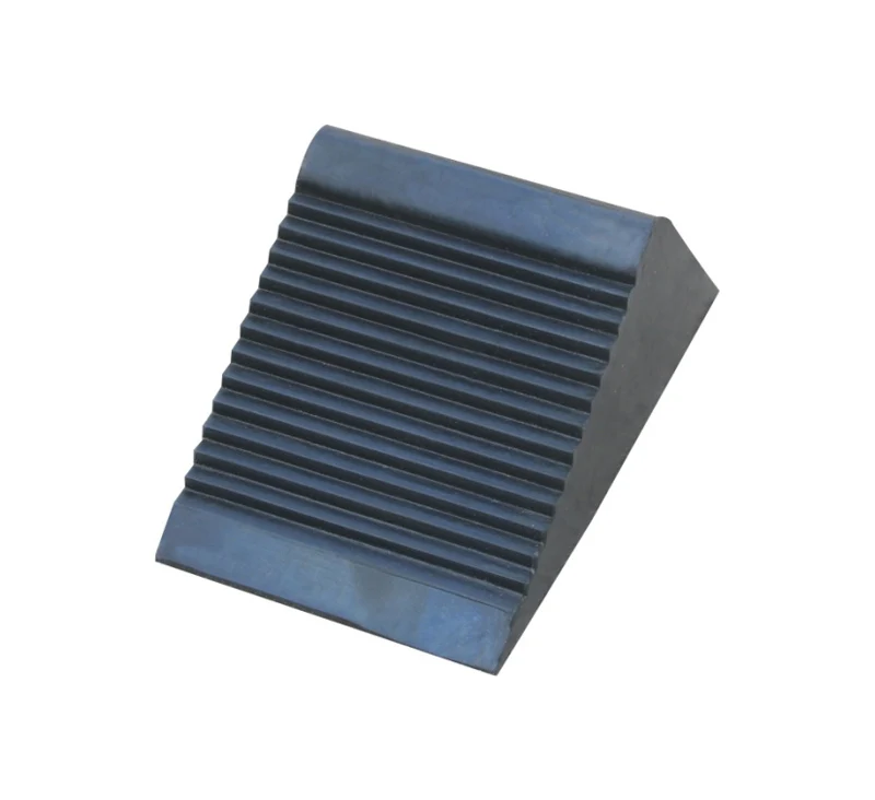 Rubber Wheel Chock for Secure Truck Parking Lifts and Protects Wheels for Car Parking Lot